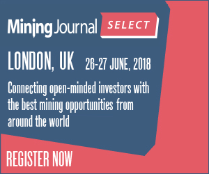Mining Journal Select Event, 26-27 June 2018
